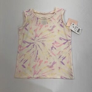 Grayson Mini Tie Dye Tank Top Kids 4T Multicolor Sleeveless‎ | Pastel Boho
